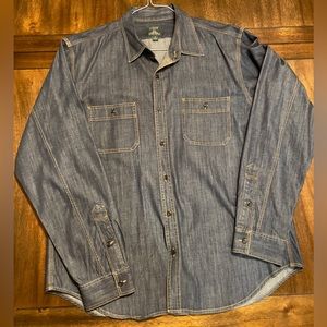 Men’s J Crew Blue Denim Shirt!